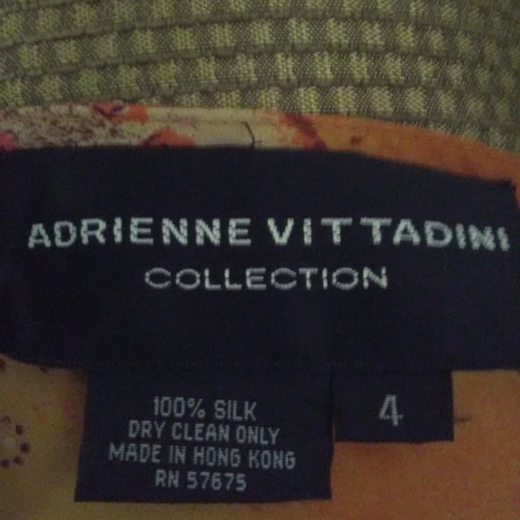 BNWOT 100% ADRIENNE VITTADINI ORANGE/ RED WRAP SKIRT SZ. 4 MAXI SEXY - Picture 5 of 5